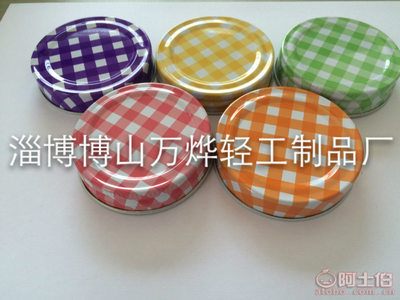 【萬燁7cm外貿(mào)出口把手杯馬口鐵圓形蓋果汁瓶蓋梅森罐蓋公雞杯蓋】淄博博山萬燁輕工制品廠 - 產(chǎn)品庫
